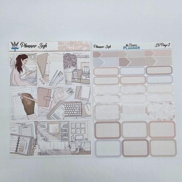 Planner Sticker De-Stash - 2 Sets - 17 Pieces - Picture 4 of 13